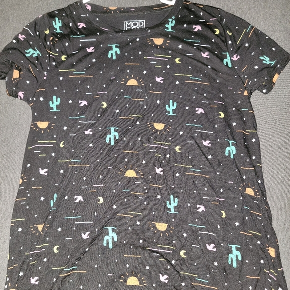 Modern Lux Cactus T-Shirt - Large - Black - Picture 1 of 1